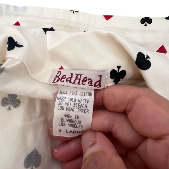 BedHead Card Deck Pajamas Sz.XL - Picture 2 of 2